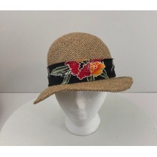 Panama Jack Mujer&apos;s Vintage Sun Hat Front Wide Brim Bow One Size  eb-93288292